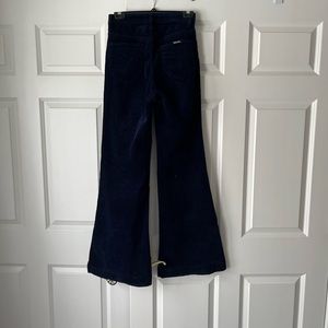 Navy Blue Rolla's East Coast Cord Flare Jeans size 27